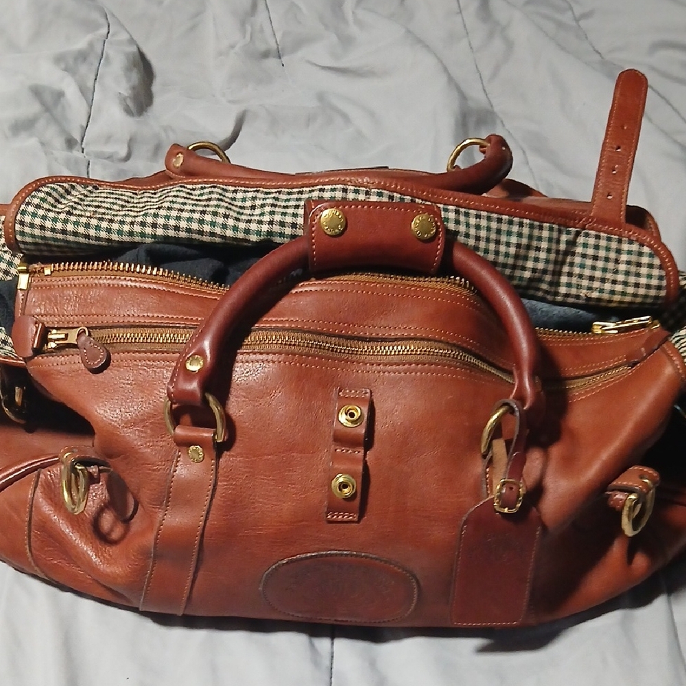 Classic Brown Leather Men's Bag